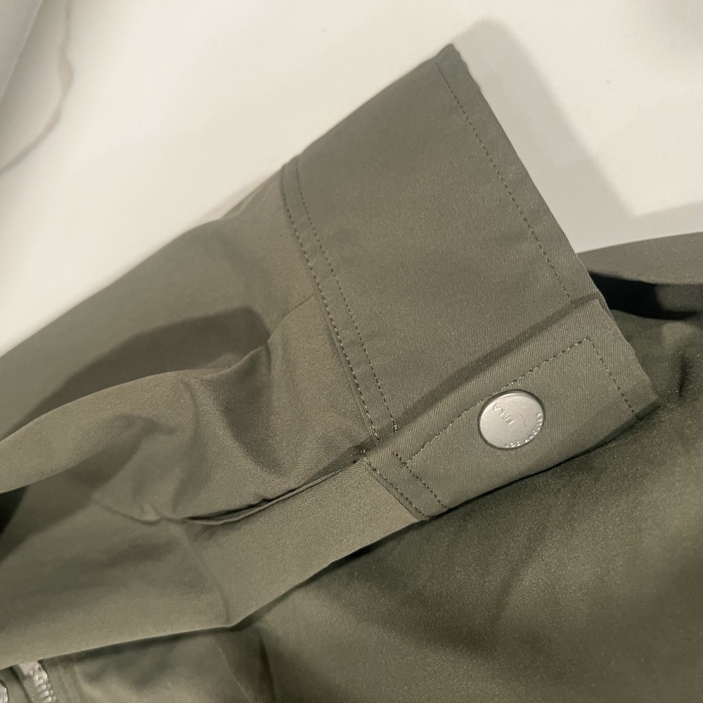 F.F LA Men's‎ Olive green woodstone jacket size large FLAWS NOTED IN LISTING - Picture 10 of 14